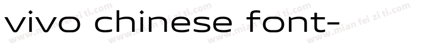 vivo chinese font字体转换